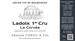 2015 Ladoix 1er Cru Rouge, La Corvée, Edmond Cornu